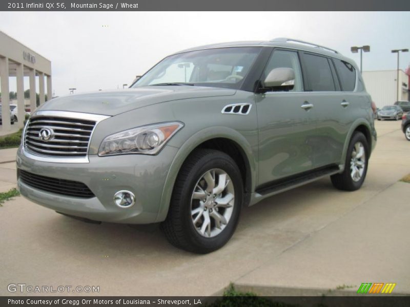 Mountain Sage / Wheat 2011 Infiniti QX 56