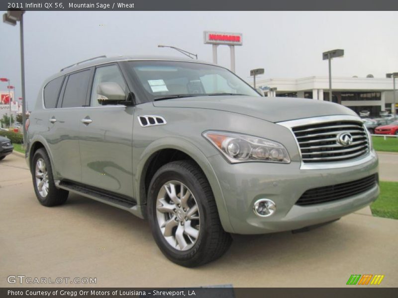 Mountain Sage / Wheat 2011 Infiniti QX 56