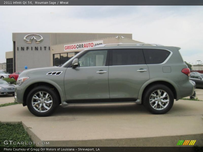 Mountain Sage / Wheat 2011 Infiniti QX 56