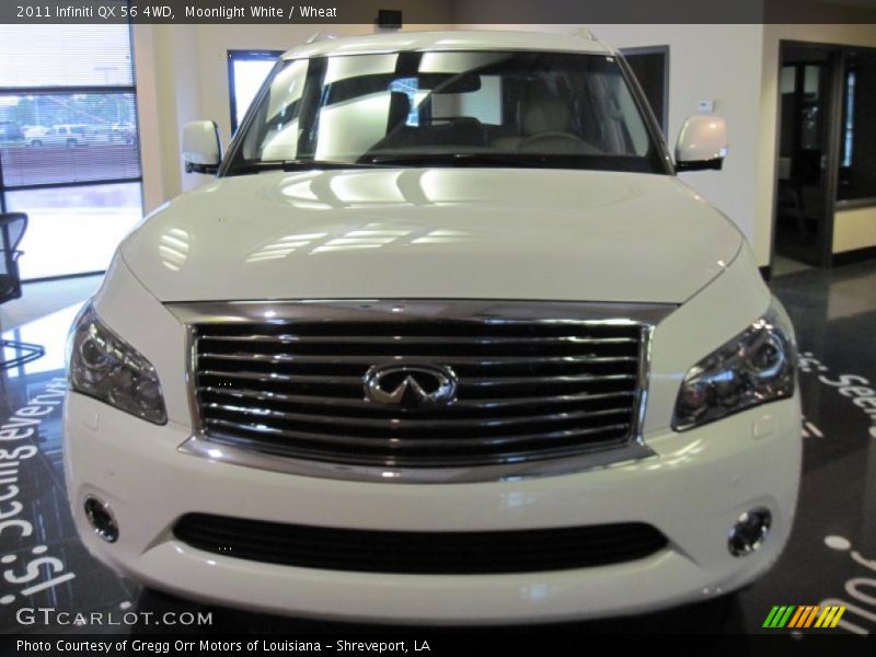 Moonlight White / Wheat 2011 Infiniti QX 56 4WD