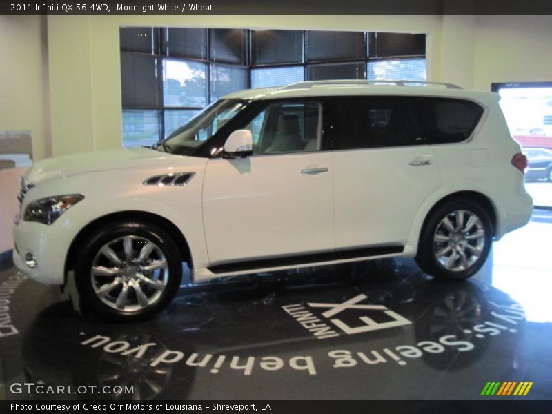 Moonlight White / Wheat 2011 Infiniti QX 56 4WD