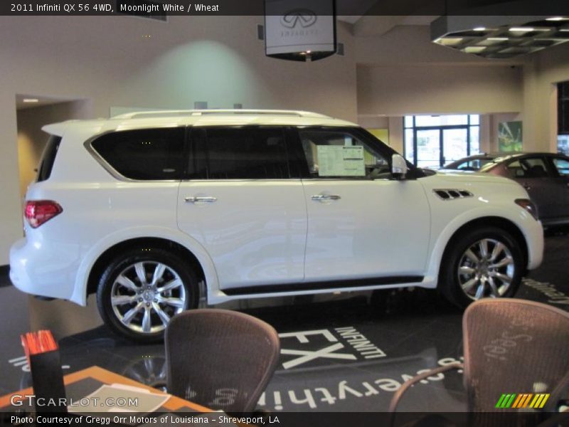 Moonlight White / Wheat 2011 Infiniti QX 56 4WD