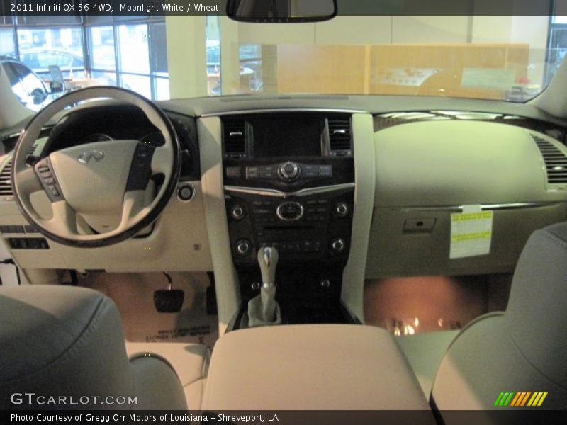 Moonlight White / Wheat 2011 Infiniti QX 56 4WD