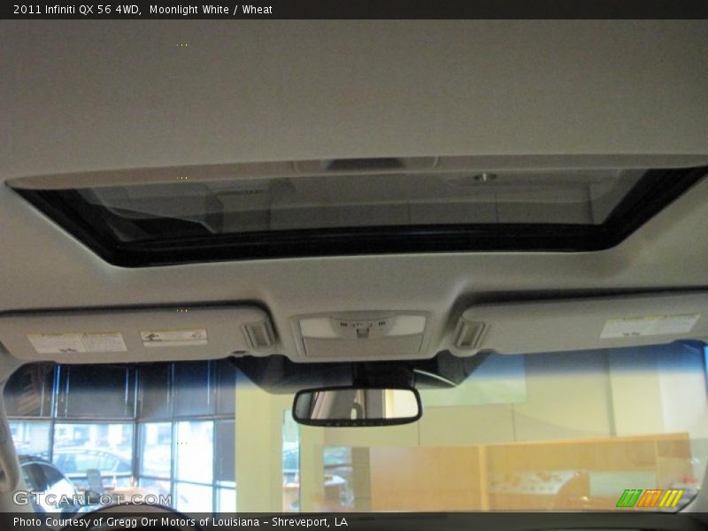 Moonlight White / Wheat 2011 Infiniti QX 56 4WD