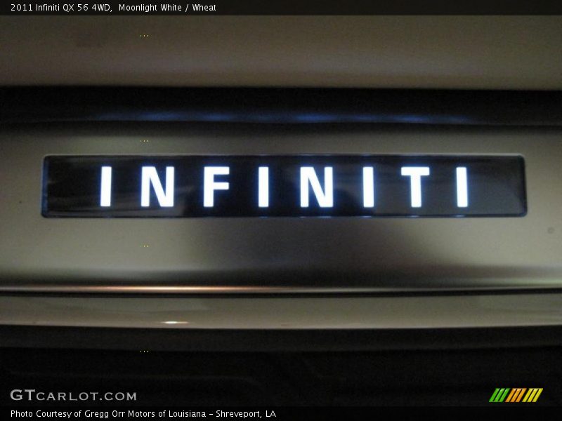 Moonlight White / Wheat 2011 Infiniti QX 56 4WD