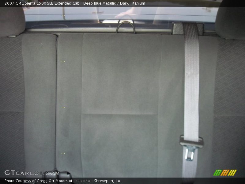 Deep Blue Metallic / Dark Titanium 2007 GMC Sierra 1500 SLE Extended Cab