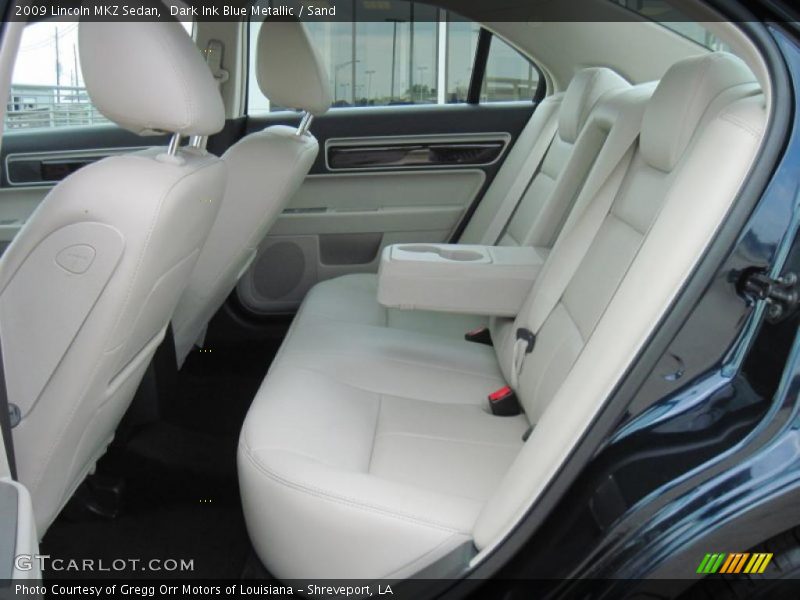 Dark Ink Blue Metallic / Sand 2009 Lincoln MKZ Sedan