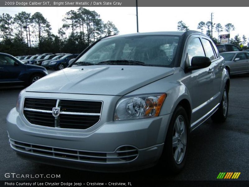 Bright Silver Metallic / Dark Slate Gray 2009 Dodge Caliber SXT