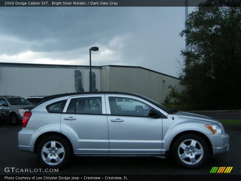 Bright Silver Metallic / Dark Slate Gray 2009 Dodge Caliber SXT