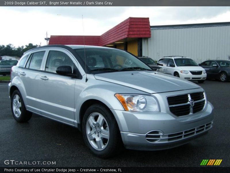 Bright Silver Metallic / Dark Slate Gray 2009 Dodge Caliber SXT