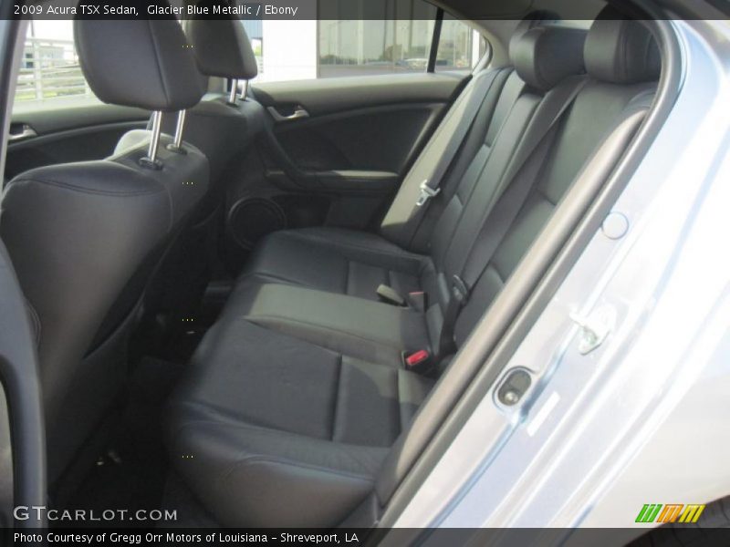 Glacier Blue Metallic / Ebony 2009 Acura TSX Sedan