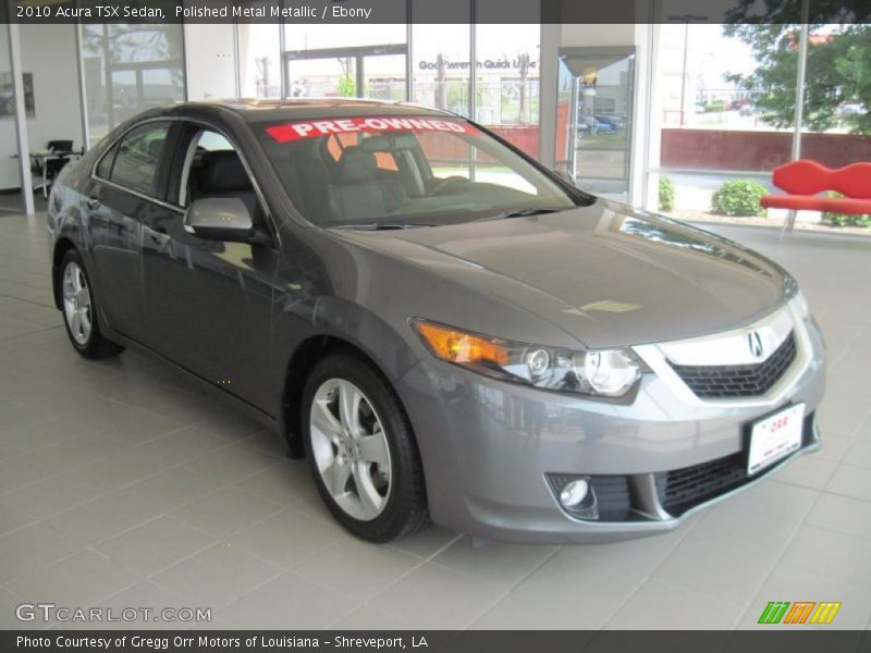 Polished Metal Metallic / Ebony 2010 Acura TSX Sedan