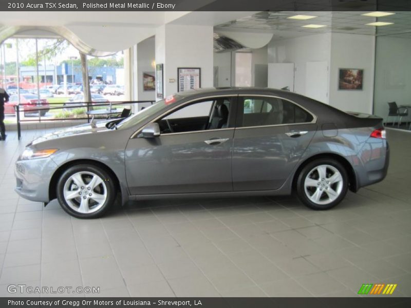 Polished Metal Metallic / Ebony 2010 Acura TSX Sedan