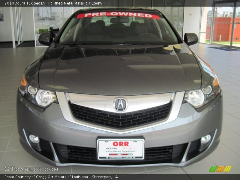 Polished Metal Metallic / Ebony 2010 Acura TSX Sedan