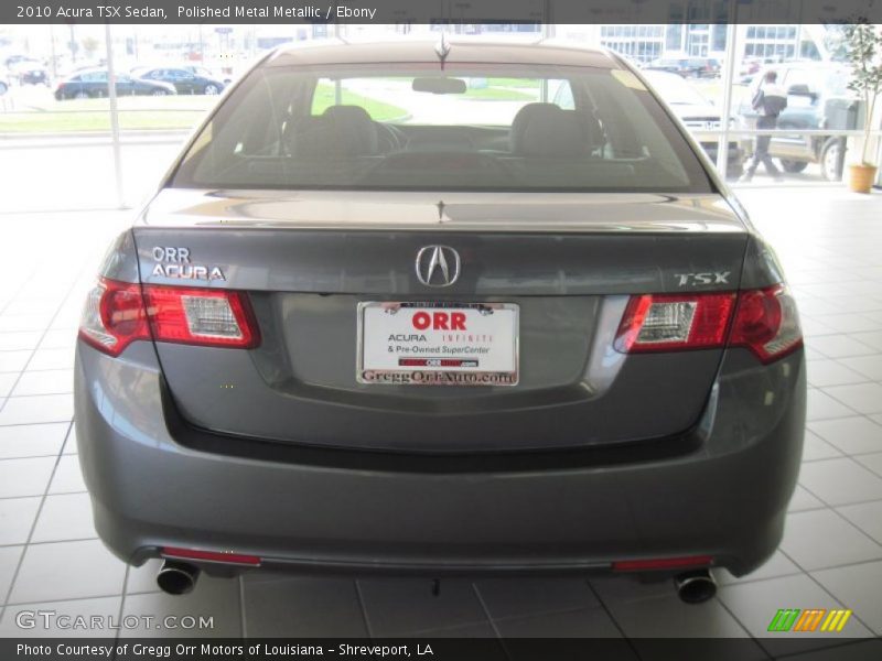 Polished Metal Metallic / Ebony 2010 Acura TSX Sedan