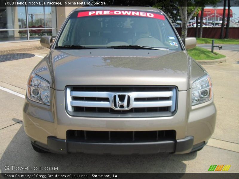 Mocha Metallic / Saddle 2008 Honda Pilot Value Package