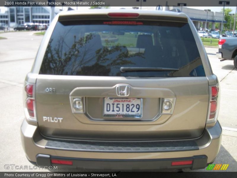 Mocha Metallic / Saddle 2008 Honda Pilot Value Package