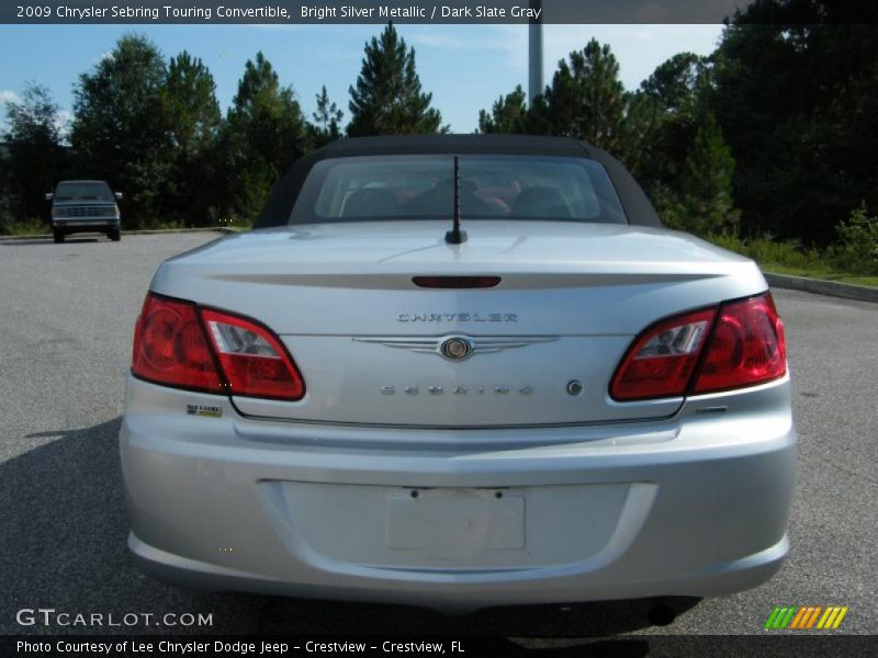 Bright Silver Metallic / Dark Slate Gray 2009 Chrysler Sebring Touring Convertible