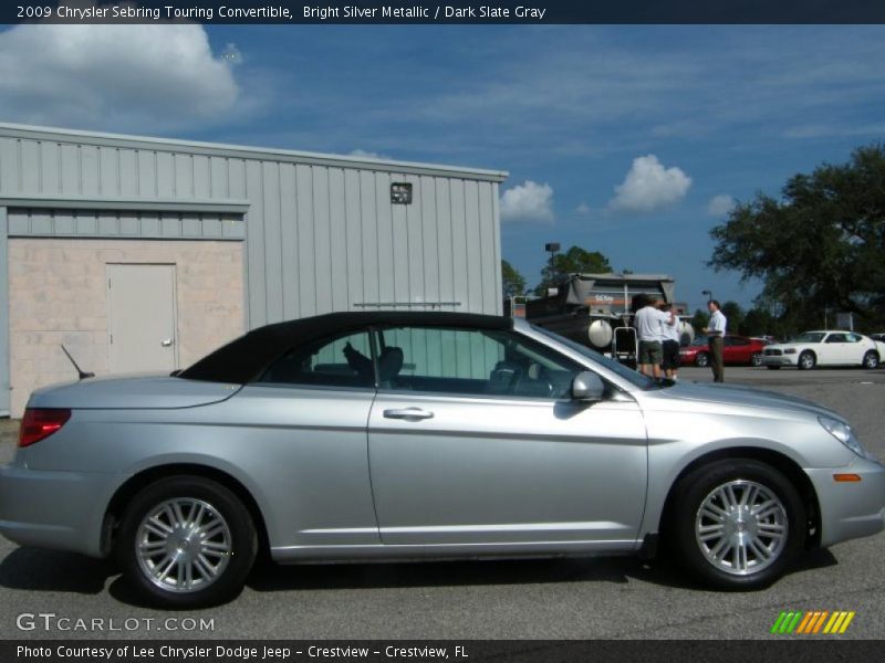 Bright Silver Metallic / Dark Slate Gray 2009 Chrysler Sebring Touring Convertible