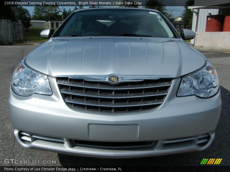 Bright Silver Metallic / Dark Slate Gray 2009 Chrysler Sebring Touring Convertible