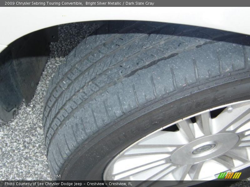 Bright Silver Metallic / Dark Slate Gray 2009 Chrysler Sebring Touring Convertible