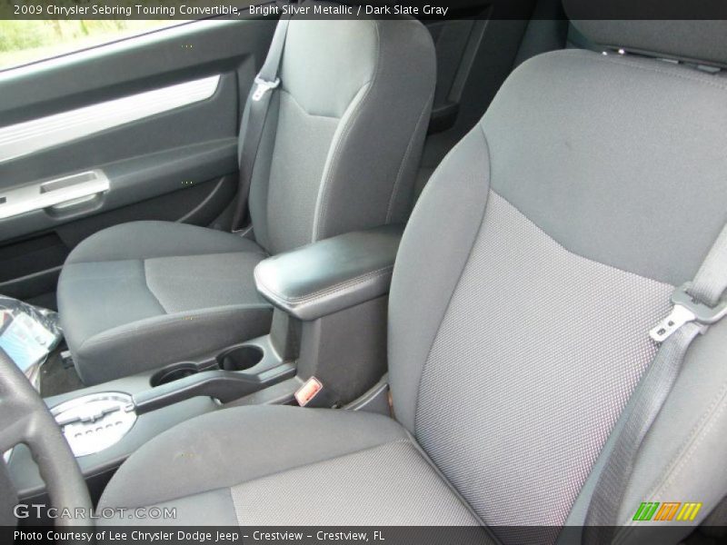 Bright Silver Metallic / Dark Slate Gray 2009 Chrysler Sebring Touring Convertible