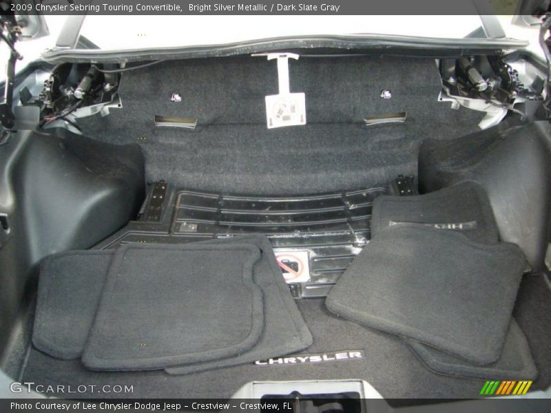 Bright Silver Metallic / Dark Slate Gray 2009 Chrysler Sebring Touring Convertible