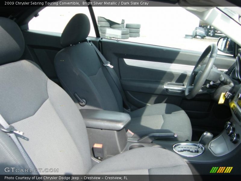 Bright Silver Metallic / Dark Slate Gray 2009 Chrysler Sebring Touring Convertible