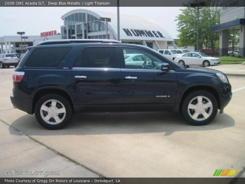 Deep Blue Metallic / Light Titanium 2008 GMC Acadia SLT