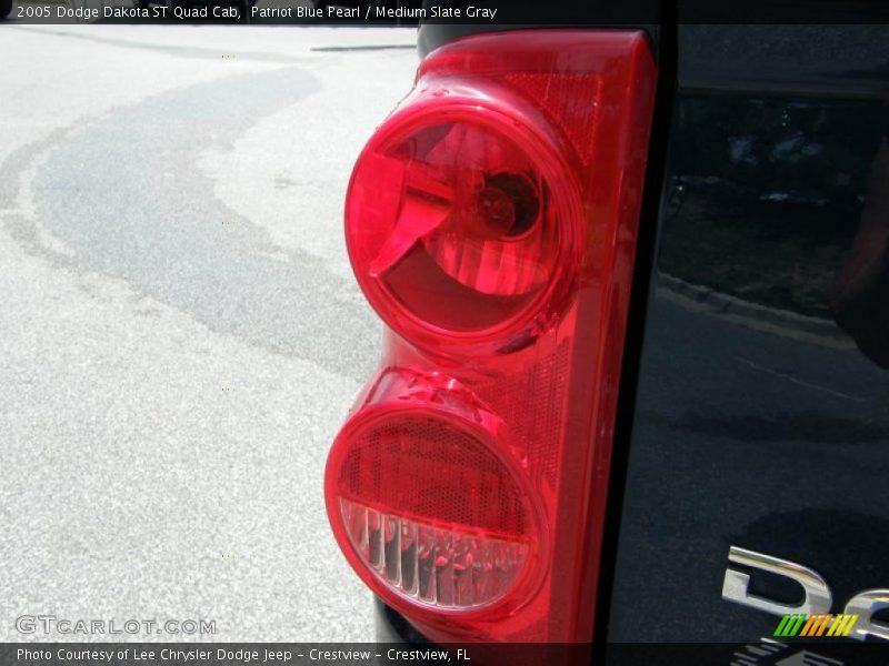 Patriot Blue Pearl / Medium Slate Gray 2005 Dodge Dakota ST Quad Cab