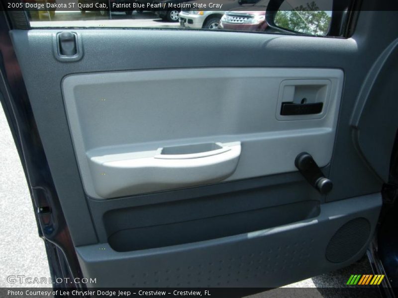 Patriot Blue Pearl / Medium Slate Gray 2005 Dodge Dakota ST Quad Cab
