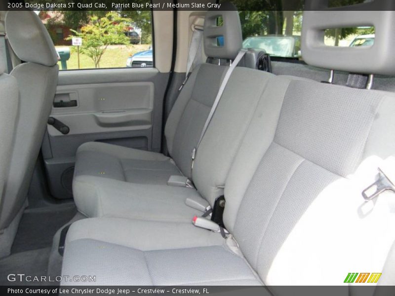 Patriot Blue Pearl / Medium Slate Gray 2005 Dodge Dakota ST Quad Cab