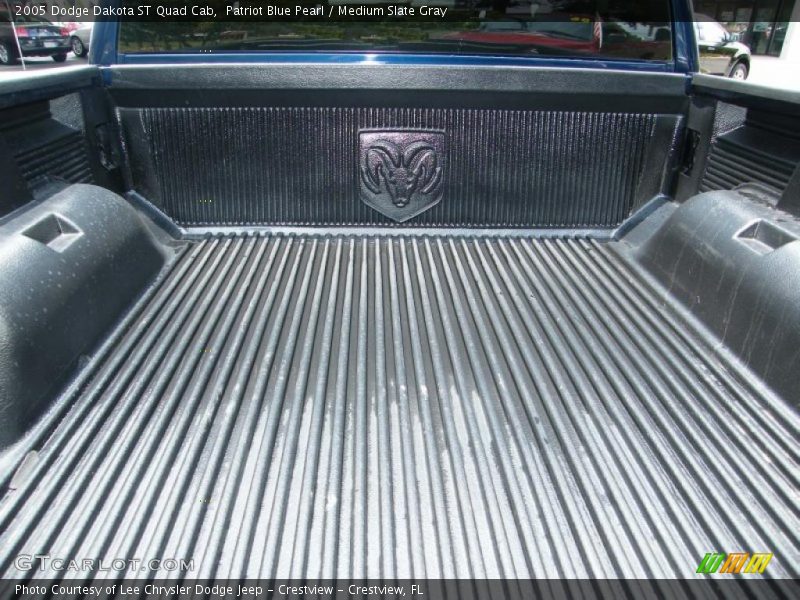 Patriot Blue Pearl / Medium Slate Gray 2005 Dodge Dakota ST Quad Cab