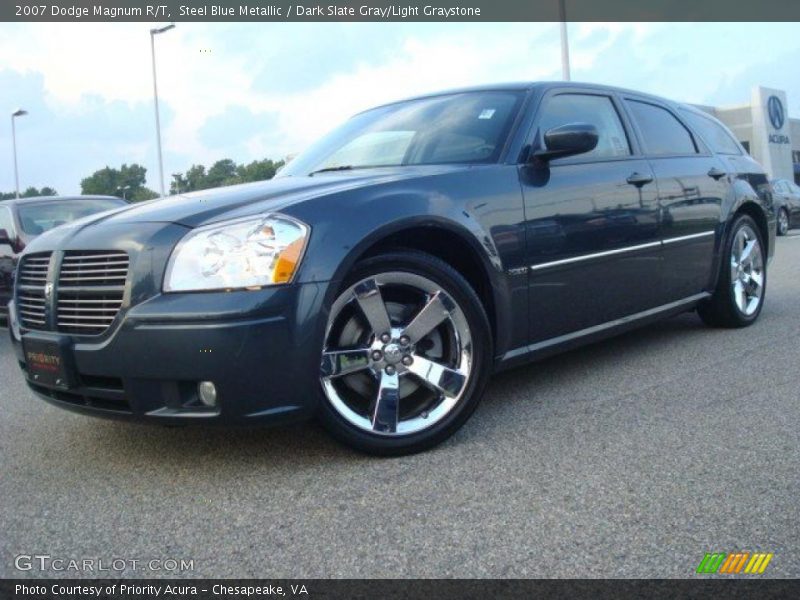 Steel Blue Metallic / Dark Slate Gray/Light Graystone 2007 Dodge Magnum R/T