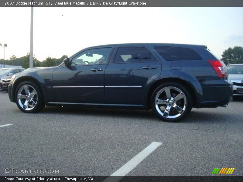 Steel Blue Metallic / Dark Slate Gray/Light Graystone 2007 Dodge Magnum R/T