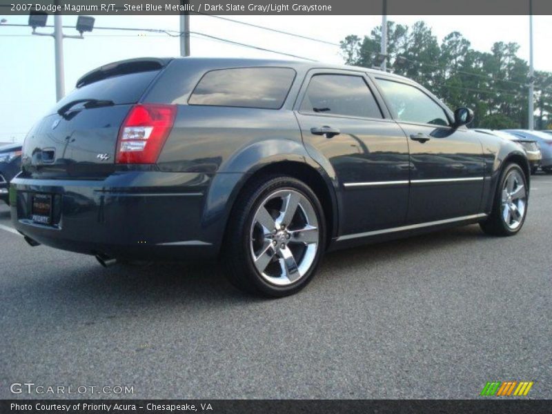 Steel Blue Metallic / Dark Slate Gray/Light Graystone 2007 Dodge Magnum R/T