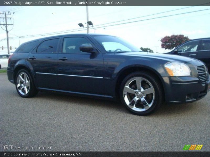 Steel Blue Metallic / Dark Slate Gray/Light Graystone 2007 Dodge Magnum R/T