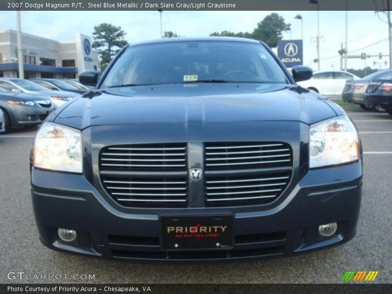 Steel Blue Metallic / Dark Slate Gray/Light Graystone 2007 Dodge Magnum R/T