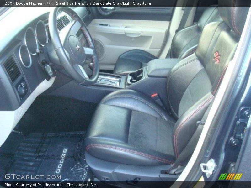 Steel Blue Metallic / Dark Slate Gray/Light Graystone 2007 Dodge Magnum R/T