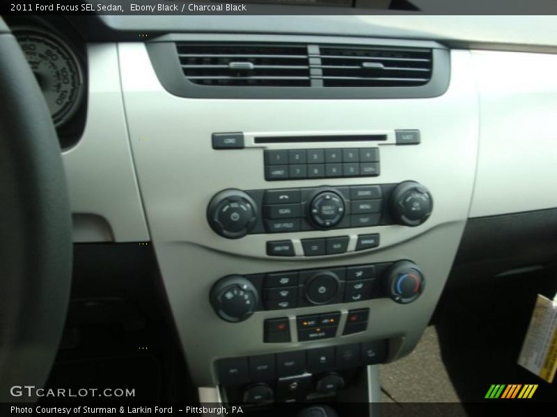 Ebony Black / Charcoal Black 2011 Ford Focus SEL Sedan