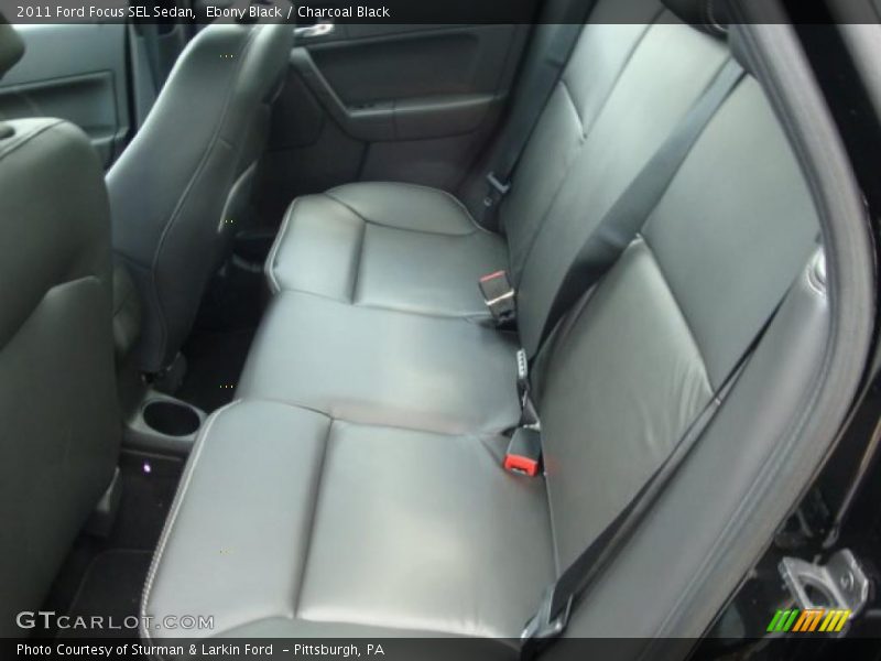 Ebony Black / Charcoal Black 2011 Ford Focus SEL Sedan