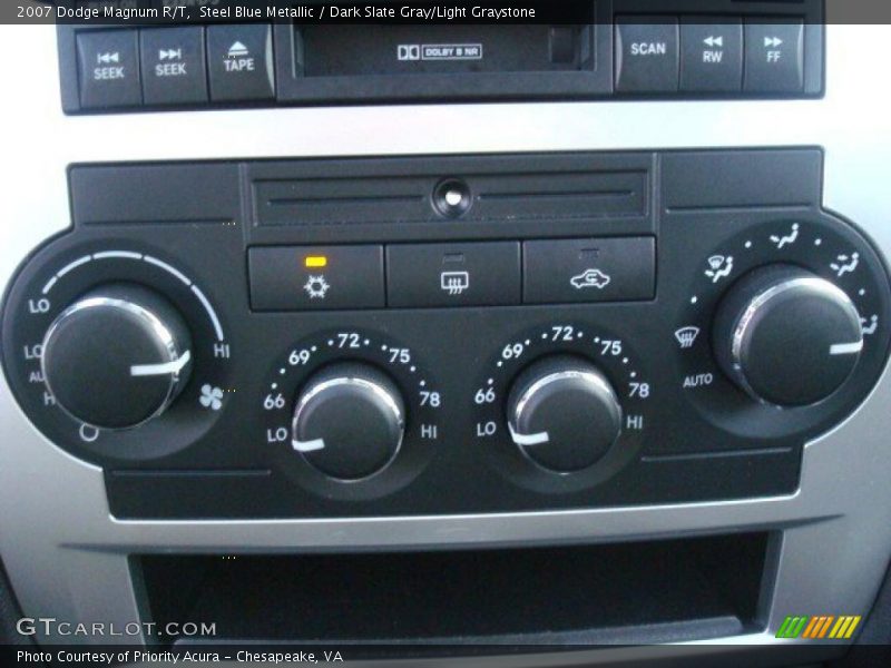 Steel Blue Metallic / Dark Slate Gray/Light Graystone 2007 Dodge Magnum R/T