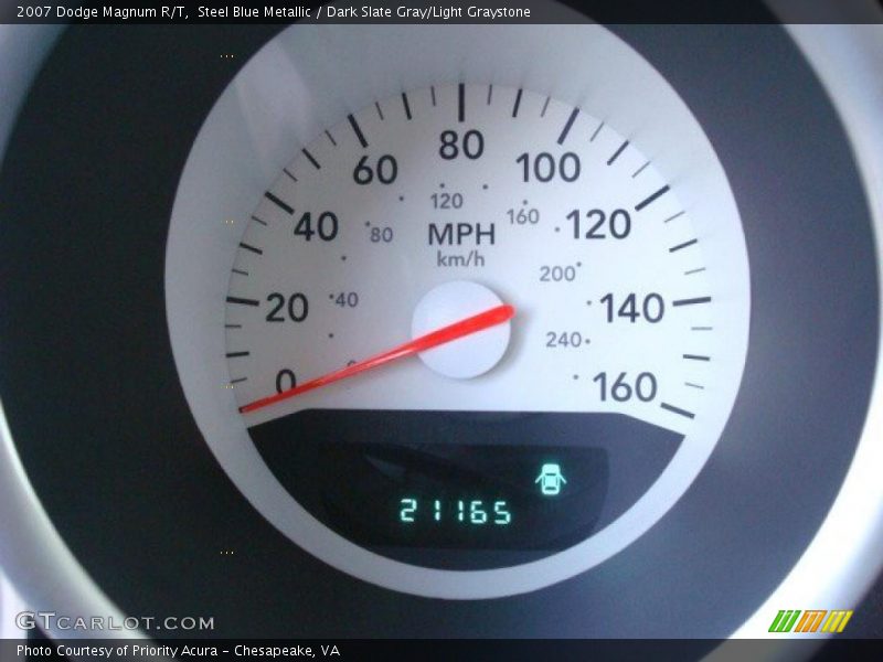 Steel Blue Metallic / Dark Slate Gray/Light Graystone 2007 Dodge Magnum R/T