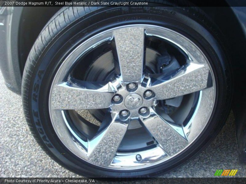 Steel Blue Metallic / Dark Slate Gray/Light Graystone 2007 Dodge Magnum R/T