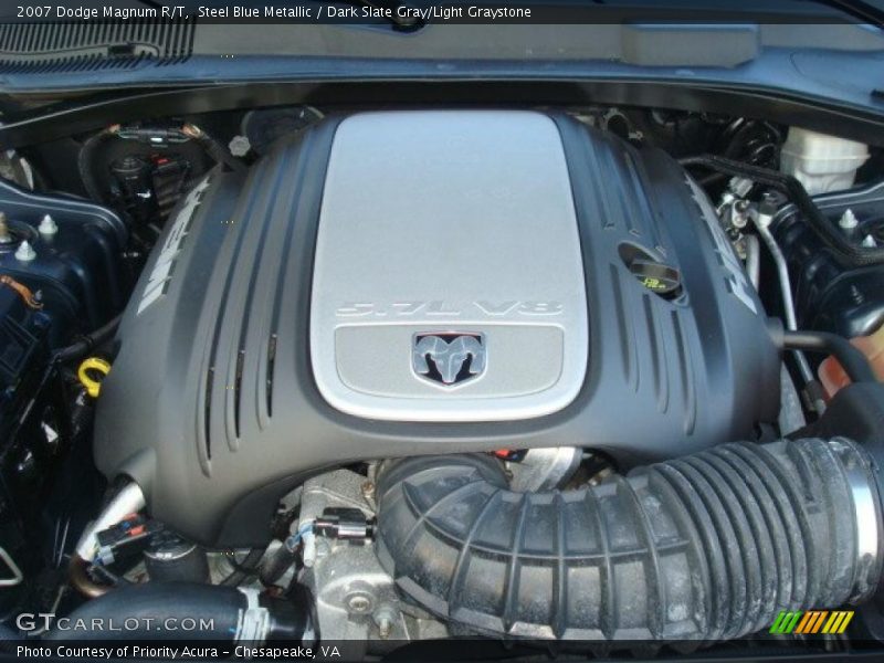 Steel Blue Metallic / Dark Slate Gray/Light Graystone 2007 Dodge Magnum R/T