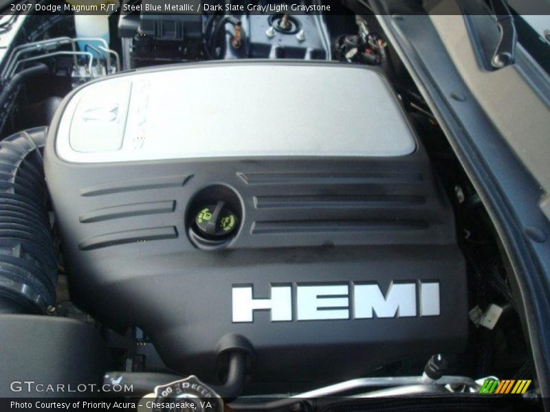 Steel Blue Metallic / Dark Slate Gray/Light Graystone 2007 Dodge Magnum R/T