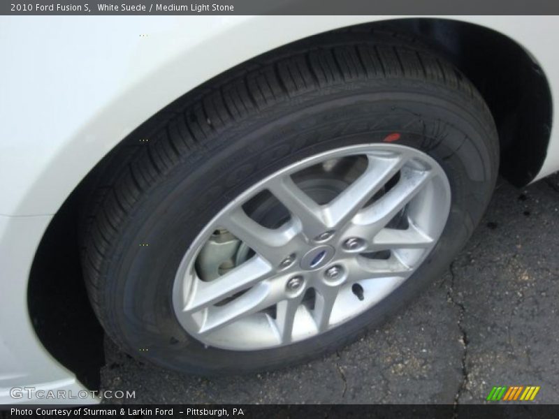 White Suede / Medium Light Stone 2010 Ford Fusion S