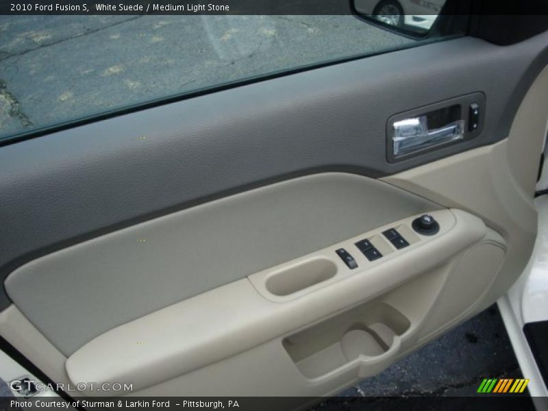 White Suede / Medium Light Stone 2010 Ford Fusion S