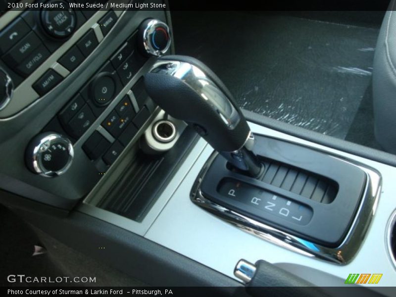 White Suede / Medium Light Stone 2010 Ford Fusion S