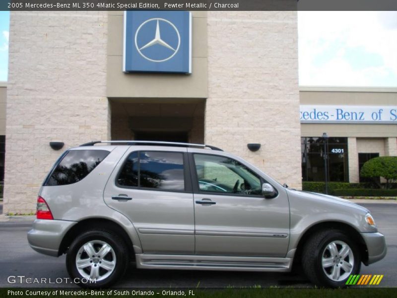 Pewter Metallic / Charcoal 2005 Mercedes-Benz ML 350 4Matic Special Edition